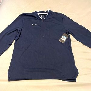 Men’s Navy Blue Pullover 1/4 zip jacket
